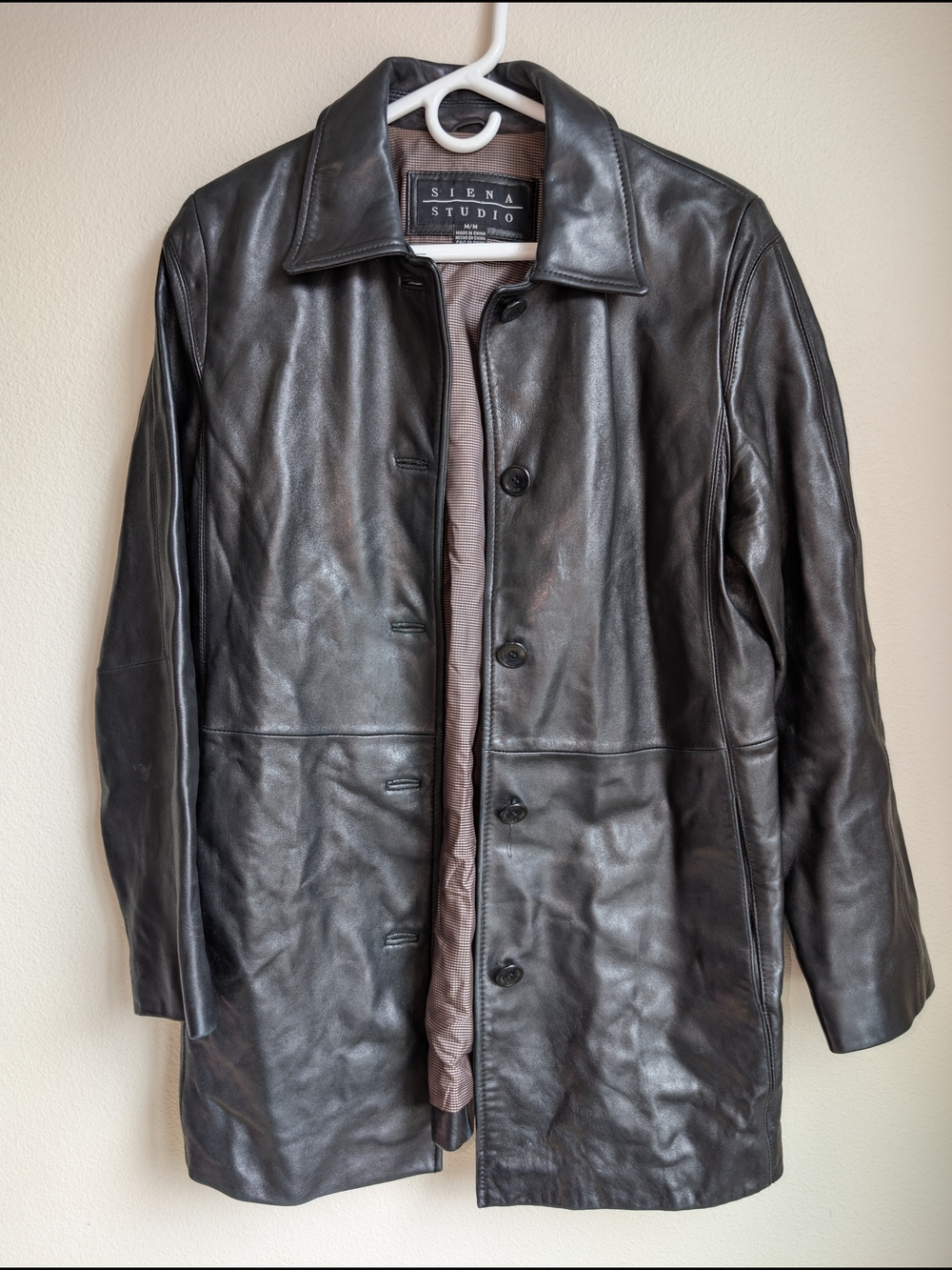 Vintage Siena Studio Leather Jacket Women's Size M